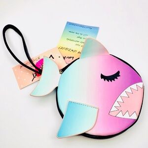 Betsey Johnson colorful fish coin purse/wristlet!